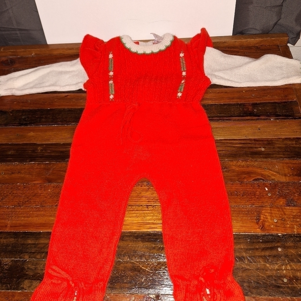 Vintage Baby Christmas Sleeper Pajamas